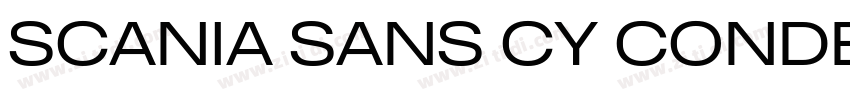 Scania Sans CY Conde字体转换